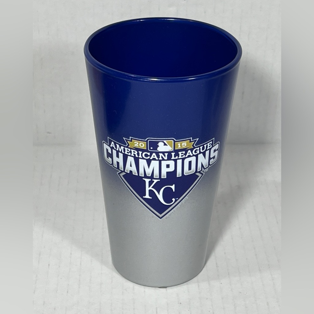 2015 American League Champions Kansas City Royals Glass Cup KC ALCS Chrome Ombre